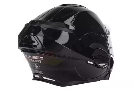 LS2 FF399 VALIANT SOLID BLACK XL casco moto jaw-7