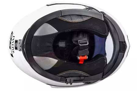 LS2 FF399 VALIANT BLANCO M casco de moto mandíbula-12