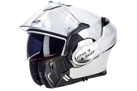 Kask motocyklowy szczękowy LS2 FF399 VALIANT WHITE M