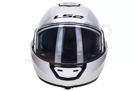LS2 FF399 VALIANT BLANCO M casco de moto mandíbula-3