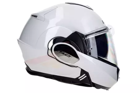 LS2 FF399 VALIANT BLANCO M casco de moto mandíbula-4
