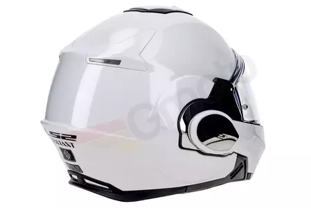 LS2 FF399 VALIANT BLANCO M casco de moto mandíbula-8