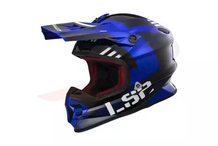 LS2 MX456 LIGHT RALLIE AZUL NEGRO L casco moto enduro-1