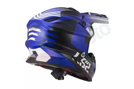 LS2 MX456 LIGHT RALLIE AZUL NEGRO L casco moto enduro-3