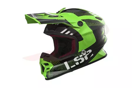LS2 MX456 LIGHT RALLIE GREEN BLACK L casco moto enduro-1