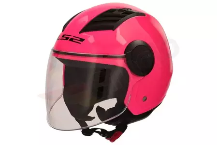 LS2 OF562 AIRFLOW PINK casco de moto abierto M-1