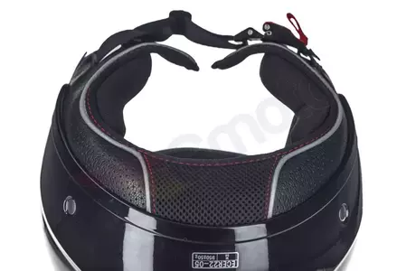 LS2 OF562 AIRFLOW SOLID BLACK S capacete aberto para motociclistas-9