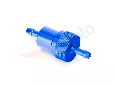 Palivový filtr hliníkový 6,5x28x71 modrý-2