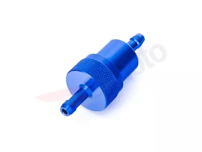 Palivový filter hliníkový 6,5x28x71 modrý-3