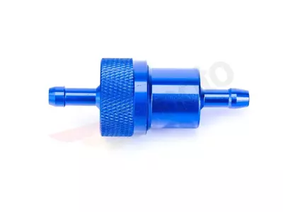 Palivový filtr hliníkový 6,5x28x71 modrý-4