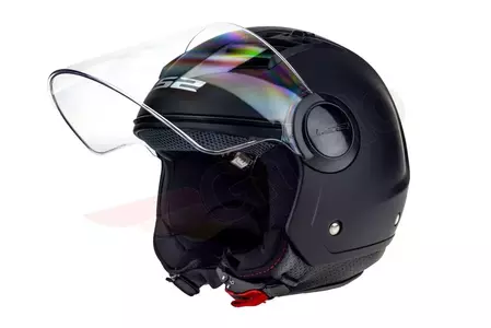 LS2 OF562 AIRFLOW SOLID MATT BLACK M capacete aberto para motociclistas-1
