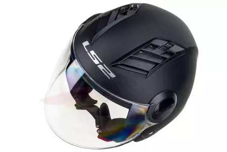 LS2 OF562 AIRFLOW SOLID MATT BLACK M capacete aberto para motociclistas-7