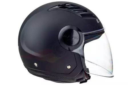 LS2 OF562 AIRFLOW SOLID MATT BLACK XL capacete aberto para motociclistas-3
