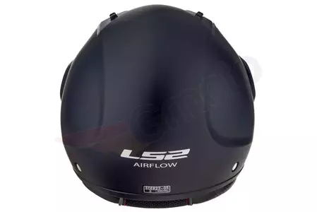 LS2 OF562 AIRFLOW SOLID MATT BLACK XL capacete aberto para motociclistas-6