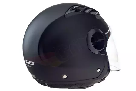 LS2 OF562 AIRFLOW SOLID MATT BLACK XS capacete aberto para motociclistas-5