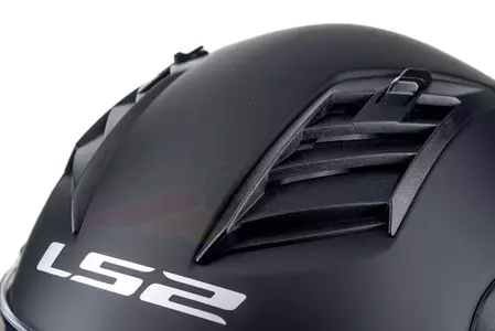 LS2 OF562 AIRFLOW SOLID MATT BLACK XS capacete aberto para motociclistas-8