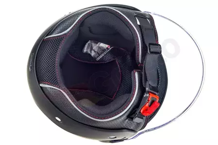 LS2 OF562 AIRFLOW SOLID MATT BLACK XXS capacete aberto para motociclistas-9