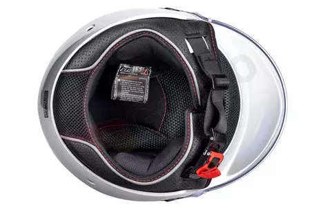 LS2 OF562 AIRFLOW SOLID SILVER L capacete aberto para motociclistas-8
