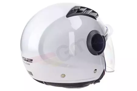 LS2 OF562 AIRFLOW AIRFLOW SOLID WHITE XXS cască de motocicletă cu fața deschisă-4