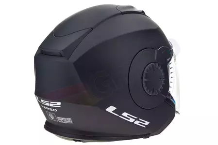 LS2 OF570 VERSO SOLID MATT NEGRO 3XL casco abierto para moto-10