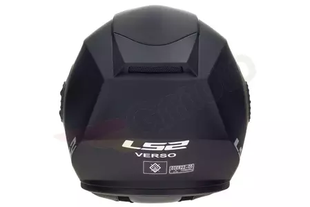 LS2 OF570 VERSO SOLID MATT BLACK 3XL motorcykelhjälm med öppet ansikte-11