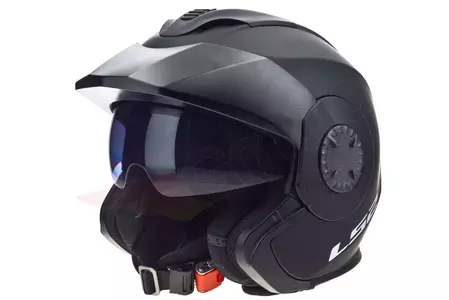 LS2 OF570 VERSO SOLID MATT BLACK 3XL motorcykelhjelm med åbent ansigt-2