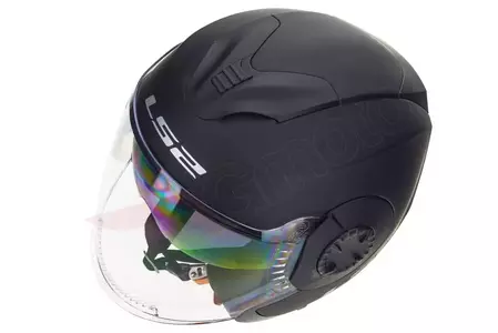 LS2 OF570 VERSO SOLID MATT BLACK S motoristična čelada z odprtim obrazom-12