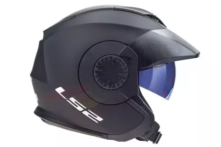 LS2 OF570 VERSO SOLID MATT BLACK S motoristična čelada z odprtim obrazom-8
