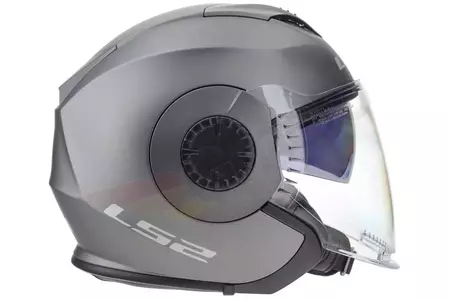 LS2 OF570 VERSO SOLID MATT TITANIUM XS capacete aberto para motociclistas-4