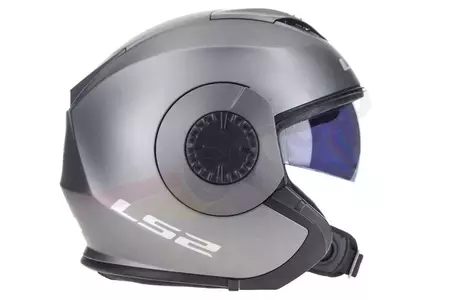 LS2 OF570 VERSO SOLID MATT TITANIUM XS capacete aberto para motociclistas-6