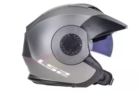 LS2 OF570 VERSO SOLID MATT TITANIUM XS capacete aberto para motociclistas-7