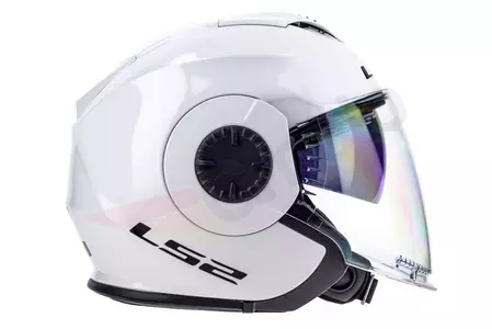LS2 OF570 VERSO SOLID WHITE XS capacete aberto para motociclistas-4