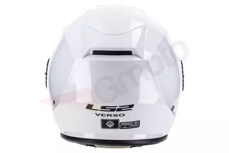 LS2 OF570 VERSO SOLID WHITE XS atviro veido motociklininko šalmas-7