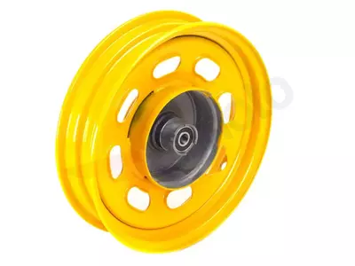 Ruota - cerchio anteriore Router Bassa 13 giallo in acciaio con freno a tamburo 2,15x10 pollici-3