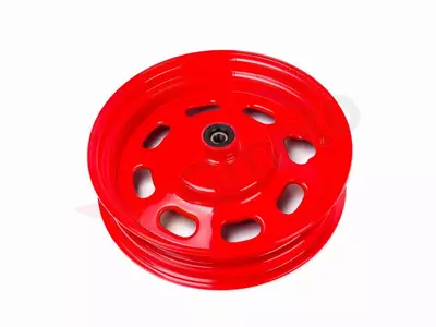 Roda - jante dianteira Router Delux 1 travão de tambor vermelho 2.15x10 polegadas - 02-YY50QT009002-D1