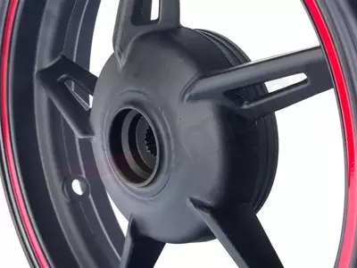 Kelio ratas - galinis ratlankis Zipp Simpli 19 4T 2.75x12 colių juodai raudonas-2