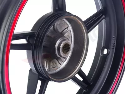 Kelio ratas - galinis ratlankis Zipp Simpli 19 4T 2.75x12 colių juodai raudonas-5