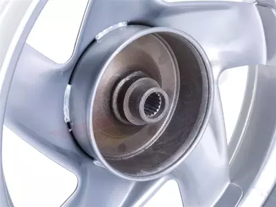 Kelio ratas - galinis ratlankis Zipp Steed 12 4T plieninis 3.50x12 colių sidabrinės spalvos-5