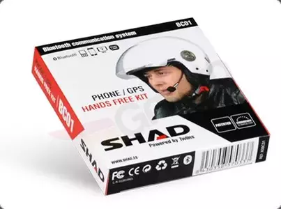 Sprechanlage Motorrad-Helm Headset Intercom Jet Shad BC01 GPS Smartphone-2