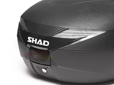 Motorradkoffer mit Montageplatte SHAD SH39 Carbon-2