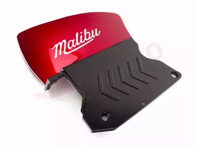 Cache latéral rouge gauche Romet Malibu 320i - 02-C13-13000-BK-R