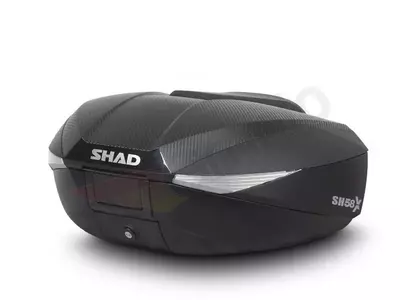 SHAD SH58 Coffre central en carbone avec plaque de montage