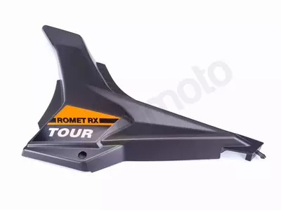 Romet RX 125 Tour Off kreisais apakšējais sānu vāks oranžs - 02-T26K010401D66100