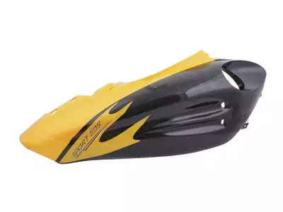 Tapa lateral derecha Romet Z 50 Sport 12 amarillo negro - 02-YYB950016003