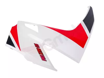 Coperchio laterale anteriore Zipp PRO XT RS 125 destro bianco e rosso-2