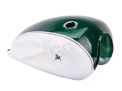 Rezervoar - posoda za gorivo Romet Classic 400 bela zelena - 02-16032413
