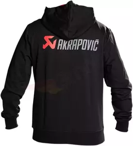 Akrapovic herenrits hoodie zwart/rood XL