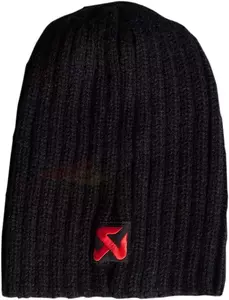 Zimná čiapka Akrapovic čierna/červená OS