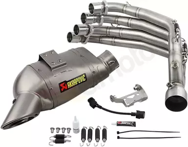Sistema di scarico completo Akrapovic Racing Honda CB 650F titanio/acciaio inox - S-H6R11-AFT