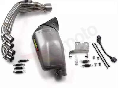 Sistema de escape completo Akrapovic Racing Honda CB 650R titânio/carbono - S-H6R14-HEGEHT